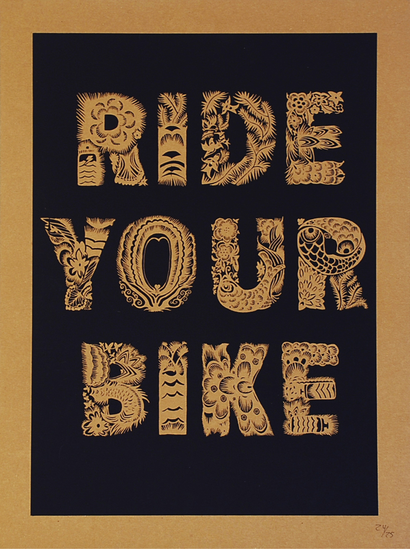 Ride Your Bike Poster